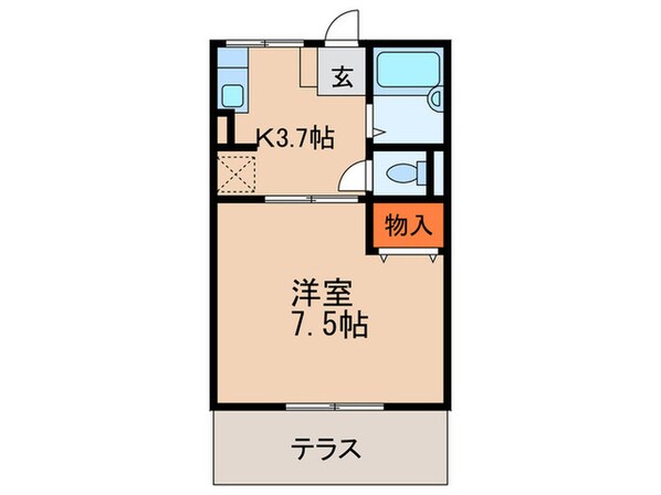 エトワ－ル西入の物件間取画像